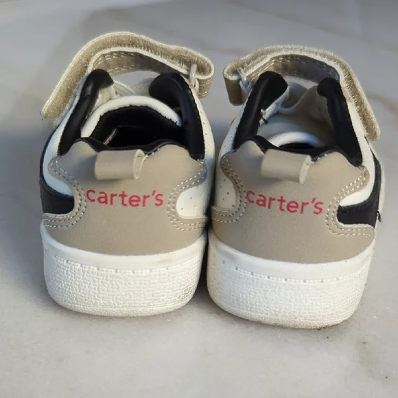 Carter's Tan and White Sneakers Size 5 (Baby) - Picture 6 of 7